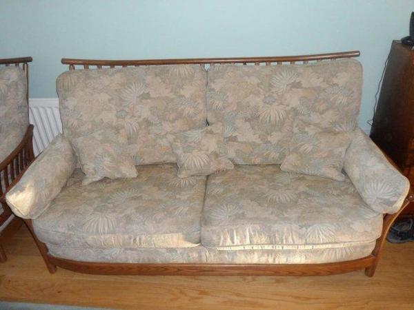 Image 2 of ERCOL GOLDEN DAWN 3 PIECE SUITE