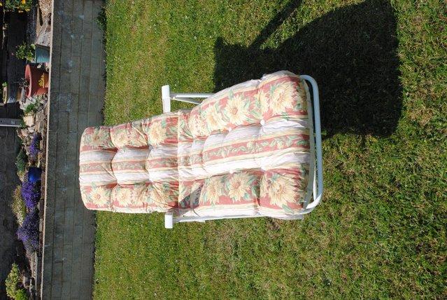 Preview of the first image of Nearly new Reclining Sun lounger chair.