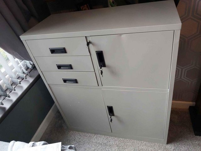 Preview of the first image of Lockable office storage cabinet.