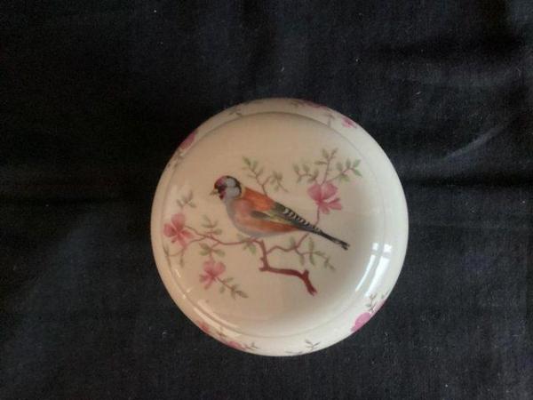 Image 3 of Royal Worcester Palissy Trinket/ Dressing table container.