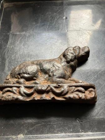 Image 2 of Pair of cast iron dog shaped door stops