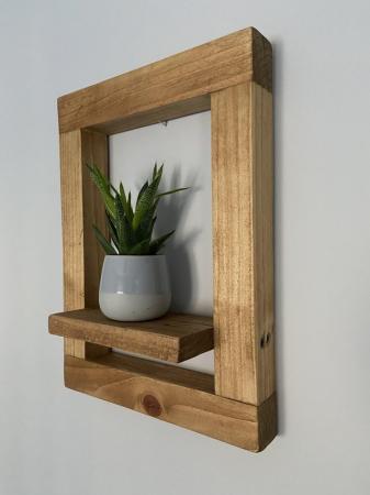 Image 2 of Rustic shelf frame handmade