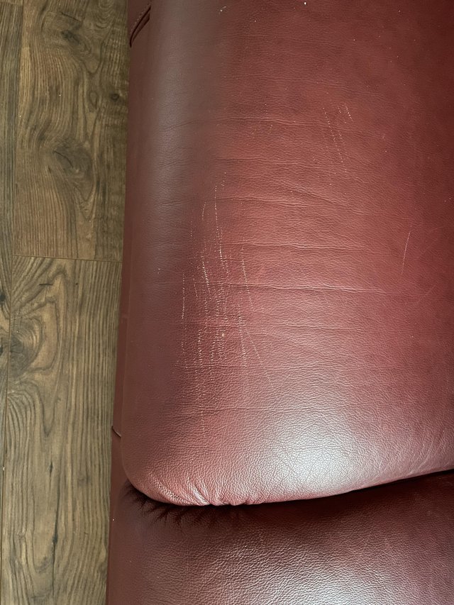 Preview of the first image of For sale Leather 2 seater sofa.