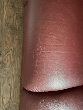 Image 1 of For sale Leather 2 seater sofa