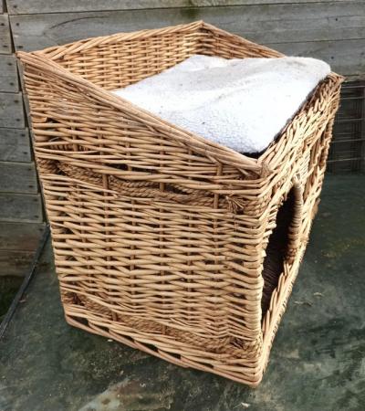 Image 4 of Two Wicker cat beds for sale