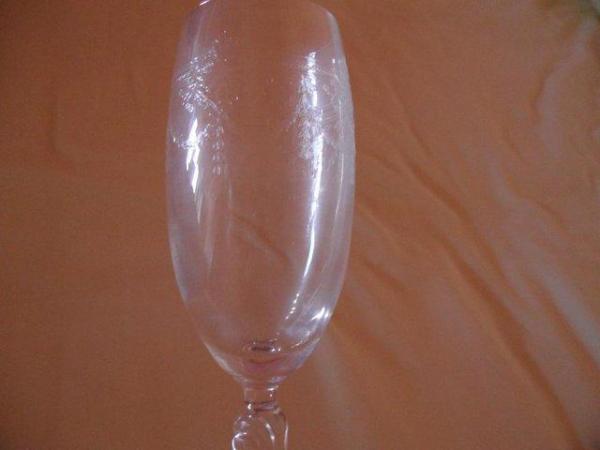 Image 3 of Hand crafted crystal sherry glasses