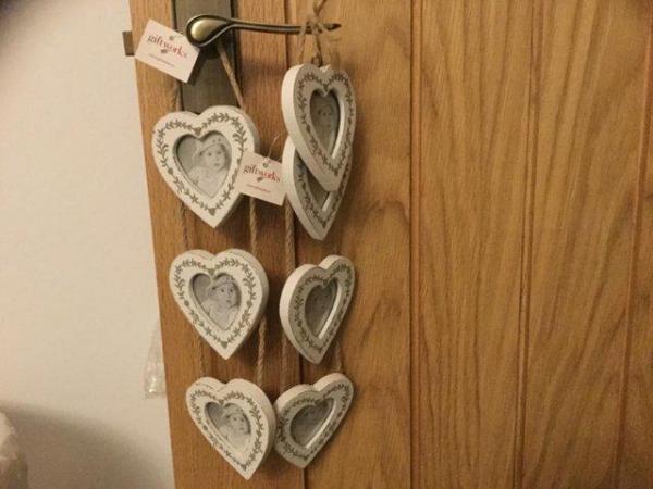Image 1 of 7 Heart picture frames........