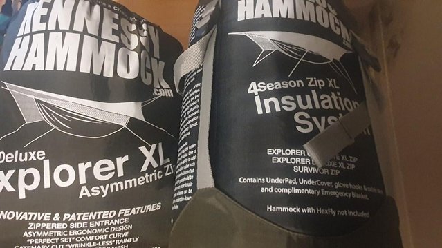 Image 1 of Hennessy Explorer Deluxe XL Asymmetric Zip Hammock With Insu