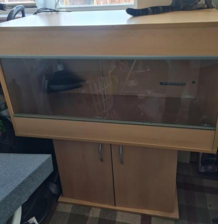 Image 2 of Vivarium 3ft with cabinet attached