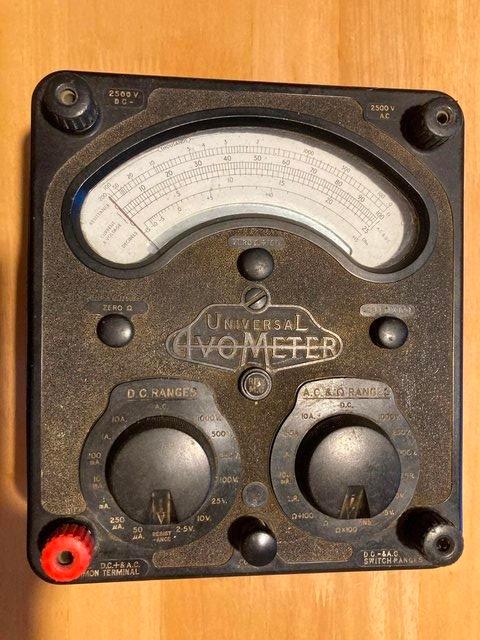 Preview of the first image of Vintage Universal Avometer Analog Multimeter Model 8 Mark II.