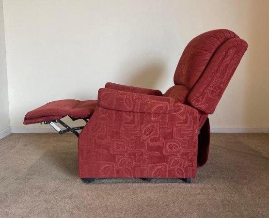 Image 12 of RESTWELL LUXURY ELECTRIC RISER RECLINER RED CHAIR ~ DELIVERY