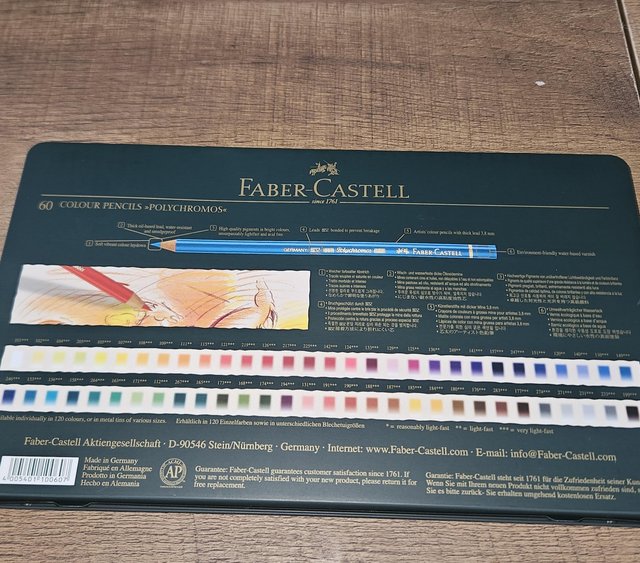 Preview of the first image of Faber-Castell 60 Polychromos pencils.