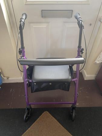 Image 3 of Four wheeled Seated walking aid