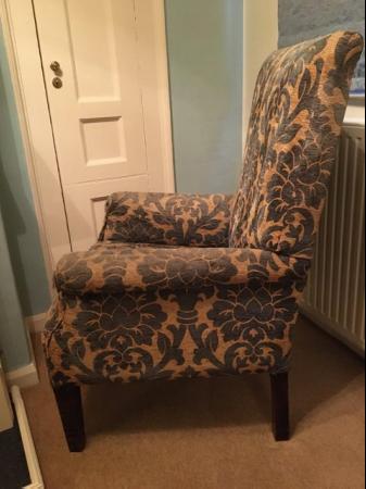 Image 2 of Antique High Back Armchair