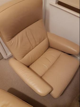 Image 3 of Stressless chair & footstool