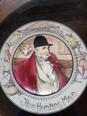 Image 2 of Royal Doulton plate 'The Hunting man' Vintage