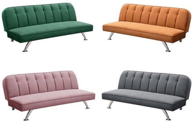 Preview of the first image of LPD Brighton sofa bed in green fabric.