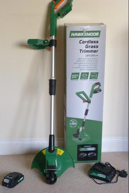 Preview of the first image of HAWKSMOOR CORDLESS GRASS TRIMMER.