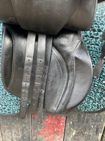 Image 3 of Ideal event 17” wide black saddle