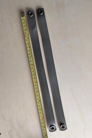 Image 3 of Pair of 2CV6 Grey Hood Retaining Straps