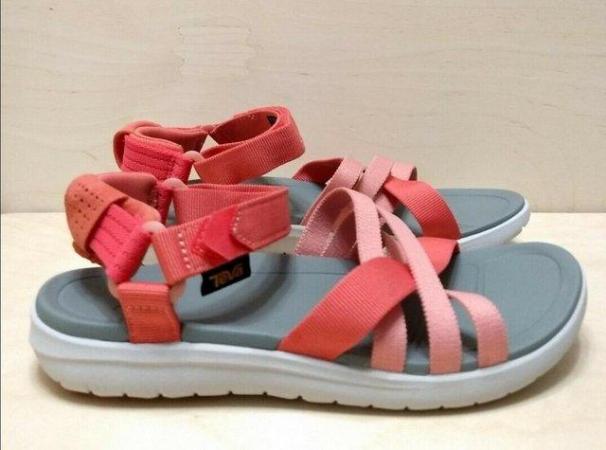 Image 5 of New Teva Shoes W Sanborn Sandals Rose Coral UK 5