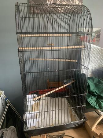 Image 5 of Large metal bird cage used but in good condition