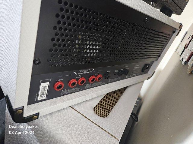 Preview of the first image of marshall sv20 and sc20 guitar amplifiers white snakeskin tol.