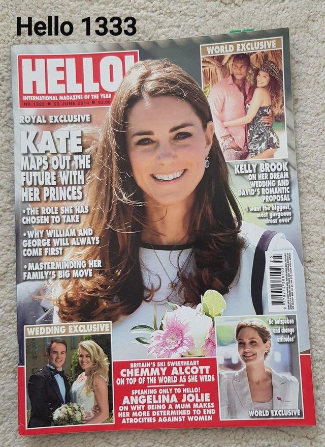 Preview of the first image of Hello Magazine 1333 - Kate Maps out Future with her Princes.