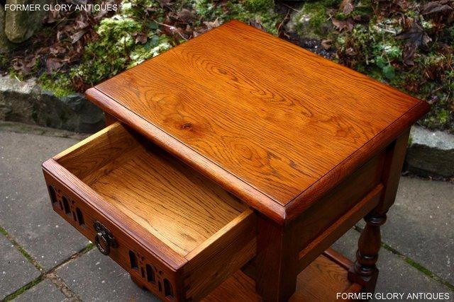 Image 69 of OLD CHARM LIGHT OAK PHONE LAMP TABLE BEDSIDE CABINET STAND