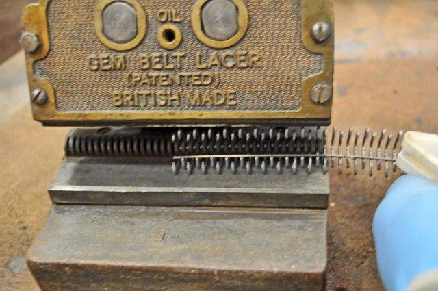 Image 9 of Vintage Gem Belt Lacer tool for joining leather belts