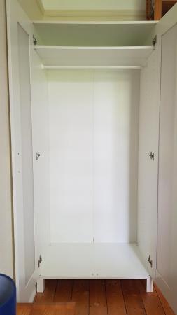 Image 2 of IKEA single white wardrobe