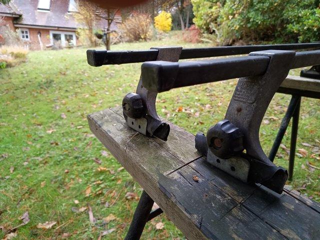 Preview of the first image of Thule roof rack for vehicle with guttering.