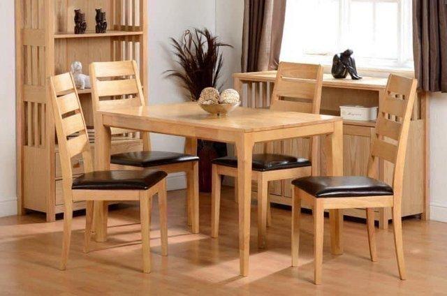 Image 1 of Logan wooden dining set. ——————