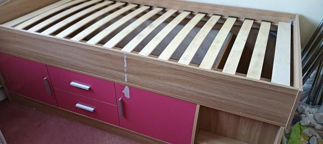 Image 2 of Cabin bed, headboard & mattress