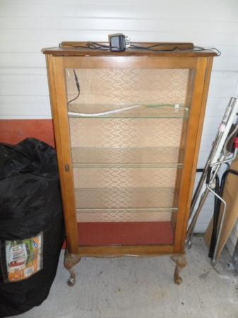 Image 1 of GLASS FRONTED DISPLAY CABINET
