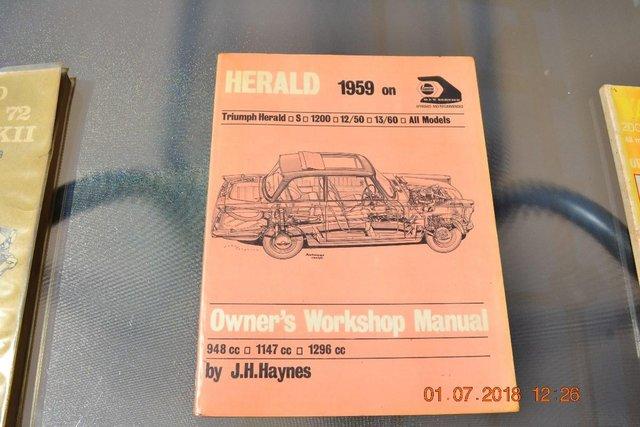 Preview of the first image of Classic car manuals.