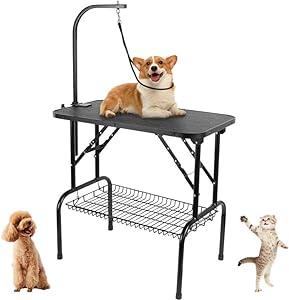 Image 2 of Dog Grooming Table, with additional arm, plus attachments.