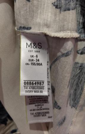 Image 10 of New Marks and Spencer Per Una UK 6 Summer Top Tunic