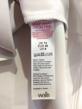 Image 10 of BNWT Women's Wallis Grey Waterfall Jacket UK 12 Polyester