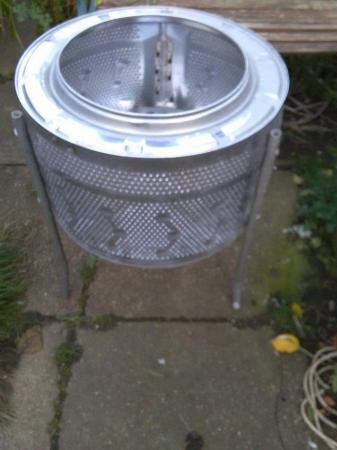 Image 2 of Stainless Steel Fire Pit Galvanized legs