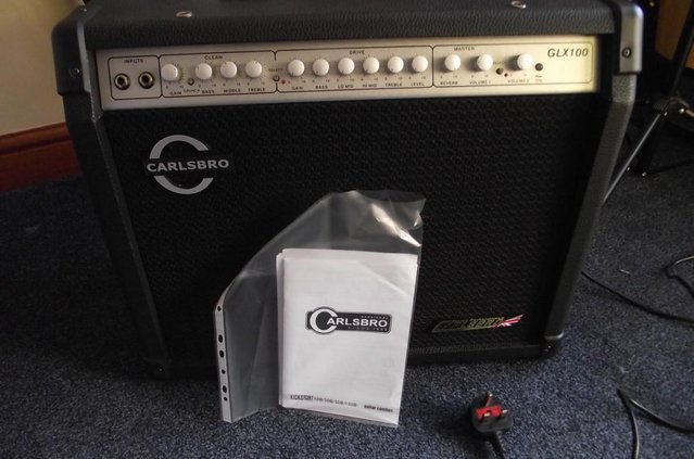 Preview of the first image of CARLSBORO GLX100 COMBO GUITAR AMPLIFIER.