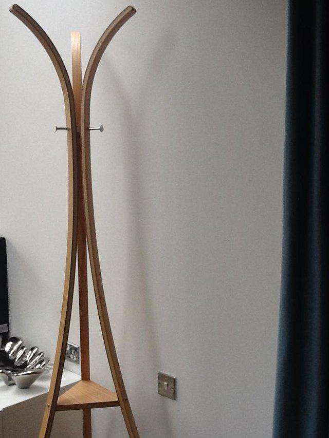 Preview of the first image of Coat Stand - Freestanding, modern, Birchwood.