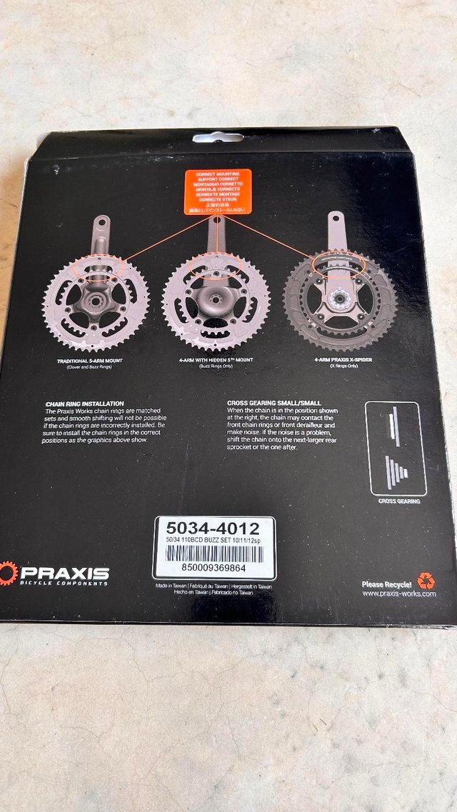 Preview of the first image of Chainrings by Praxis Works Buzz Chainrings 50/34 BRAND NEW.
