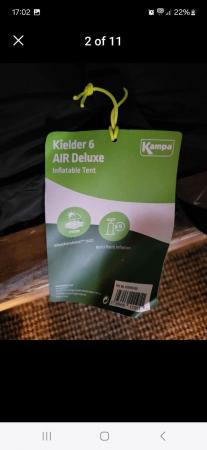 Image 2 of Used Twice last Year ! Kielder 6 Air Deluxe inflatable Tent