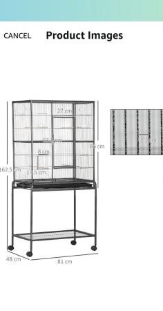 Image 1 of Large parrot bird cage for sale