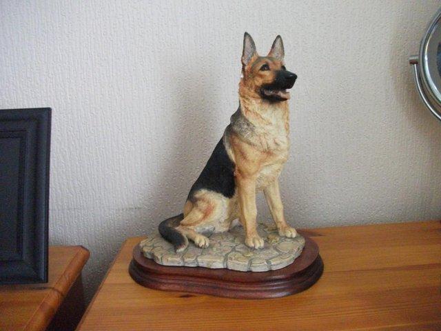Preview of the first image of Signed BORDER FINE ARTS *Rare* Original German Shepherd 1994.