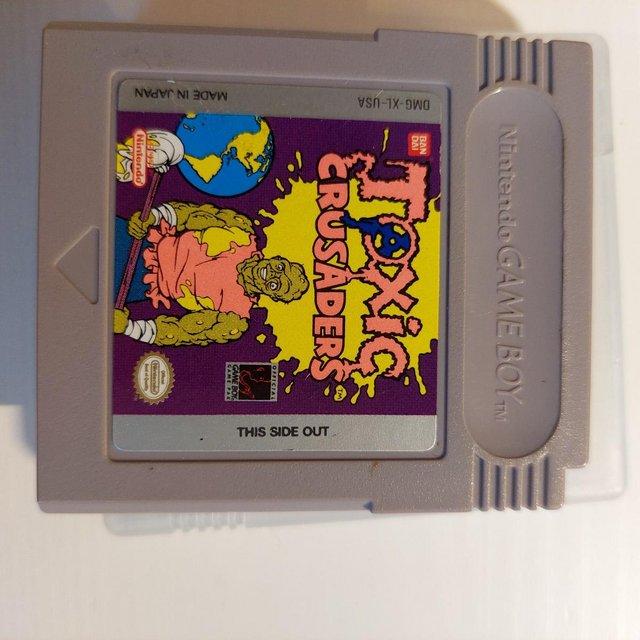 Preview of the first image of GAMEBOY ORIGINAL TOXIC RANGERS GAME.