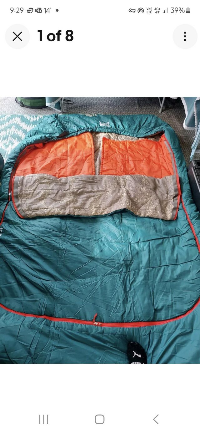 Preview of the first image of Kelty Tru Comfort Doublewide 20 degrees Sleeping Bag.