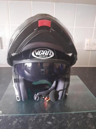 Image 2 of Vcan V271 blinc Motorcycle helmet
