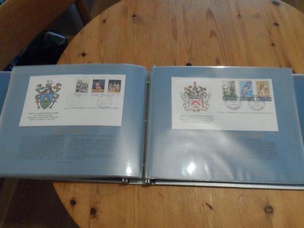 Image 2 of STAMP ALBUMWITH COMMONWEALTH SILVER JUBILEE FDC's